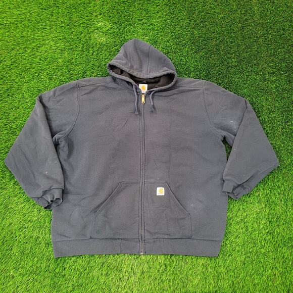 Carhartt Zip Hoodie 2XL/3XL 30x29 Baggy Faded - Picture 1 of 16